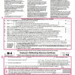 How To Complete The W4 Tax Form  The Georgia Way For Deductions And Adjustments Worksheet