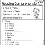 Kindergarten Easy Esl English Reading Comprehension Pertaining To Free Printable Reading Comprehension Worksheets For Kindergarten