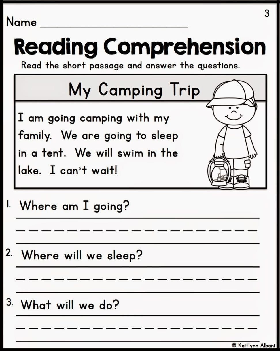 Kindergarten Worksheets For Reading For Free With Regard To Kindergarten Reading Worksheets Pdf