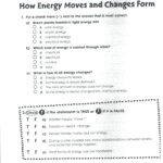 Kinetic Energy Worksheet Kinetic Energy Can Be Defined As Inside Introduction To Energy Worksheet Answer Key