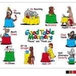 Manners For Children Table Manners Mat Regarding Table Manners Worksheet
