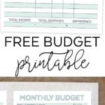 Monthly Budget Planner  Free Printable Budget Worksheet And Free Printable Monthly Budget Worksheets