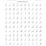 Multiplyinganchor Facts 0 1 2 5 And 10 Other Factor Or Multiplication Worksheets 1 12