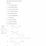 Organic Chemistry Regarding Organic Chemistry Worksheet With Answers