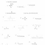 Organic Chemistry With Organic Chemistry Worksheet With Answers