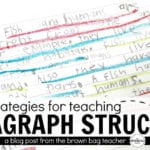 Paragraph Writing In 1St And 2Nd Grade  The Brown Bag Teacher Throughout 3Rd Grade Paragraph Writing Worksheets