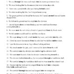 Prepositions Worksheet  Answers Together With Prepositional Phrases Worksheet With Answer Key