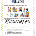 Preschool Worksheets About Bullying Pertaining To Bullying Worksheets For Kids