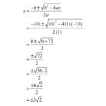 Quadratic Formula Along With Solving Using The Quadratic Formula Worksheet Answer Key