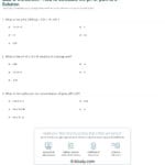Quiz  Worksheet  How To Calculate The Ph Or Poh Of A And Ph And Poh Worksheet
