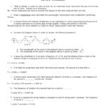 Review Answers For Wave Review Worksheet