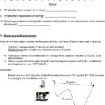 Scalar Vs Vector Quantities  Pdf With Distance And Displacement Worksheet Answer Key