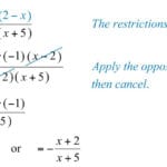Simplifying Rational Expressions With Regard To Simplifying Rational Expressions Worksheet Answers