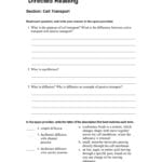 Skills Worksheet Together With Holt Biology Cells And Their Environment Skills Worksheet Answers