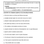 Subject And Predicate Worksheets  Complete Subjects Worksheets Inside Simple Subject And Predicate Worksheets