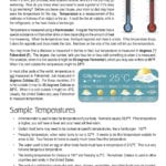 Temperature For Temperature And Its Measurement Worksheet