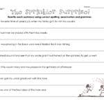 The Sprinkler Surprise Grammar Worksheet  Squarehead Teachers Along With Grammar Punctuation Worksheets