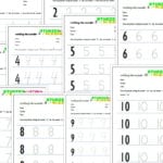 Trace Numbers 110 Worksheets Pdf For Kids  Studiesforkids And Number Tracing Worksheets 1 10