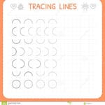 Tracing Lines Worksheet For Kids Basic Writing Working Or Tracing Straight Lines Worksheets