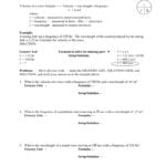 Wave Formula Worksheet Together With Velocity Worksheet With Answers