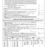 Withholding Certificate For Pension Or Annuity Payments Throughout Deductions And Adjustments Worksheet