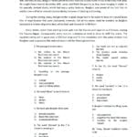 Worksheet 7Th Grade Reading Comprehension Worksheets Or Reading Comprehension Worksheets 5Th Grade Multiple Choice