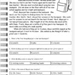 Worksheet Free Lesson Plans For Elementary Comprehension And Reading Comprehension Worksheets 5Th Grade Multiple Choice