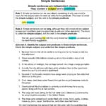 Worksheet Ideas  Worksheet Ideas Astonishing Simple Subject Along With Simple Subject And Predicate Worksheets
