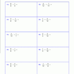 Worksheets For Fraction Multiplication Intended For 3Rd Grade Math Fractions Worksheets