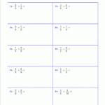 Worksheets For Fraction Multiplication Together With 3Rd Grade Math Fractions Worksheets
