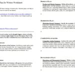 Worksheets For Writers  Jami Gold Paranormal Author Inside Check Writing Worksheets Pdf